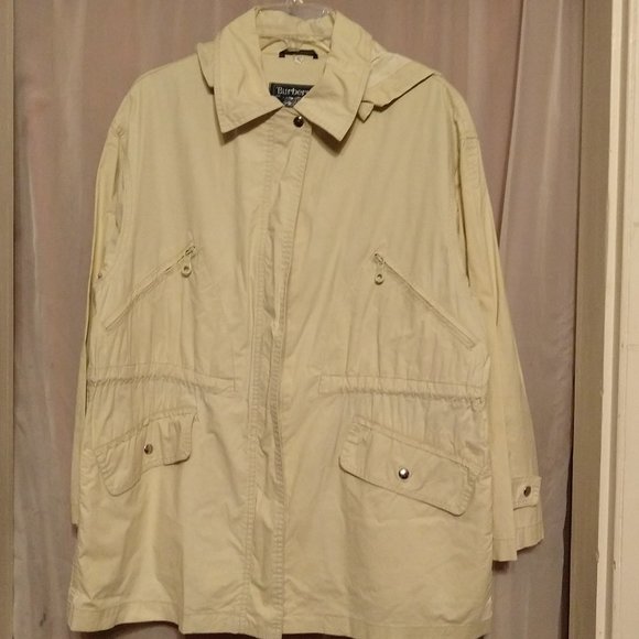 Vintage Burberrys Windbreaker Detachable Hood - Picture 1 of 12